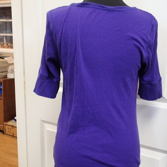 Purple Ladies Top Size Juniors XL - Picture 3 of 6